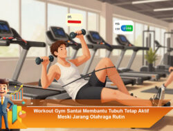 Workout Gym Santai Membantu Tubuh Tetap Aktif Meski Jarang Olahraga Rutin