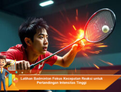 Latihan Badminton Fokus Kecepatan Reaksi untuk Pertandingan Intensitas Tinggi