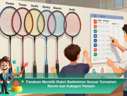 Panduan Memilih Raket Badminton Sesuai Turnamen Resmi dan Kategori Pemain