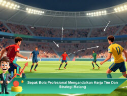 Sepak Bola Profesional Mengandalkan Kerja Tim Dan Strategi Matang