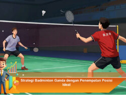 Strategi Badminton Ganda dengan Penempatan Posisi Ideal