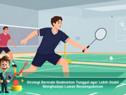 Strategi Bermain Badminton Tunggal agar Lebih Stabil Menghadapi Lawan Berpengalaman