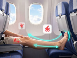 Panduan Gerakan Peregangan di Kursi Pesawat untuk Mencegah Kaki Bengkak