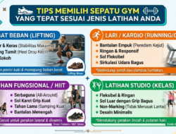 Tips Memilih Sepatu Gym yang Tepat Sesuai Jenis Latihan Anda