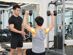 Tips Menghindari Cedera Bahu saat Latihan Press di Gym